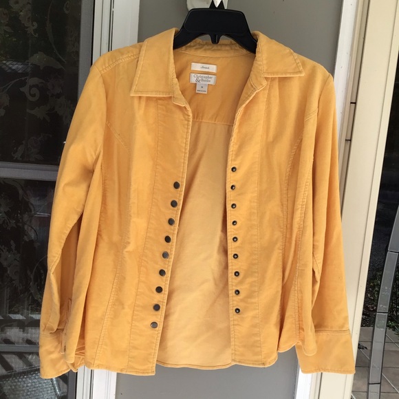 Christopher & Banks Jackets & Coats Christopher Banks Mustard